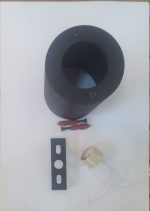 چراغ سیلندری روکار مشکی