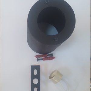 چراغ سیلندری روکار مشکی