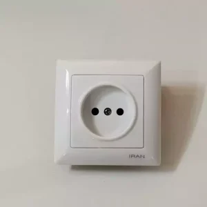 پریز برق الیزه سفید