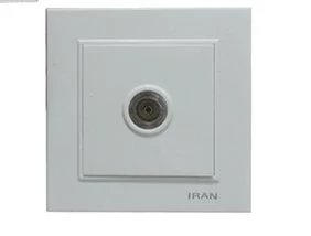 کلید و پریز ایران مدل برایان سفید