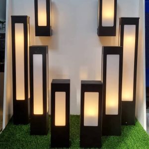 چراغ حیاطی و باغی فلزی (زمینی) ایستاده مدل ایفل